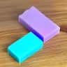 A small picture of Colored Plastic Sculpture Bases